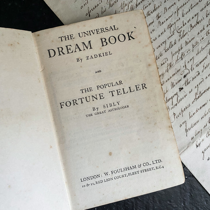 Zadkiel's Dream Book and Sibly's Fortune Teller