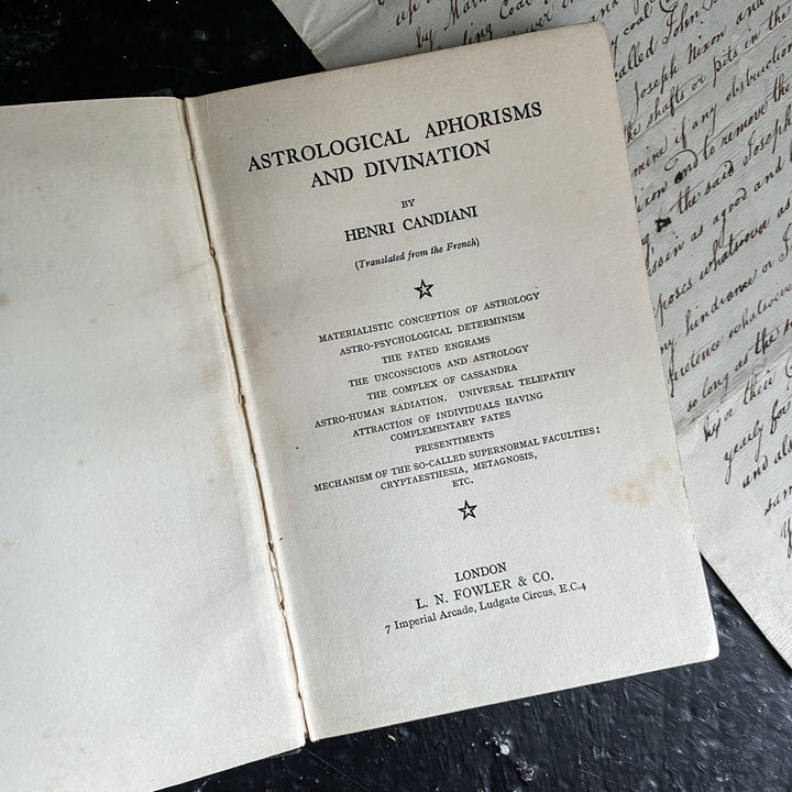 Astrological Aphorisms and Divination