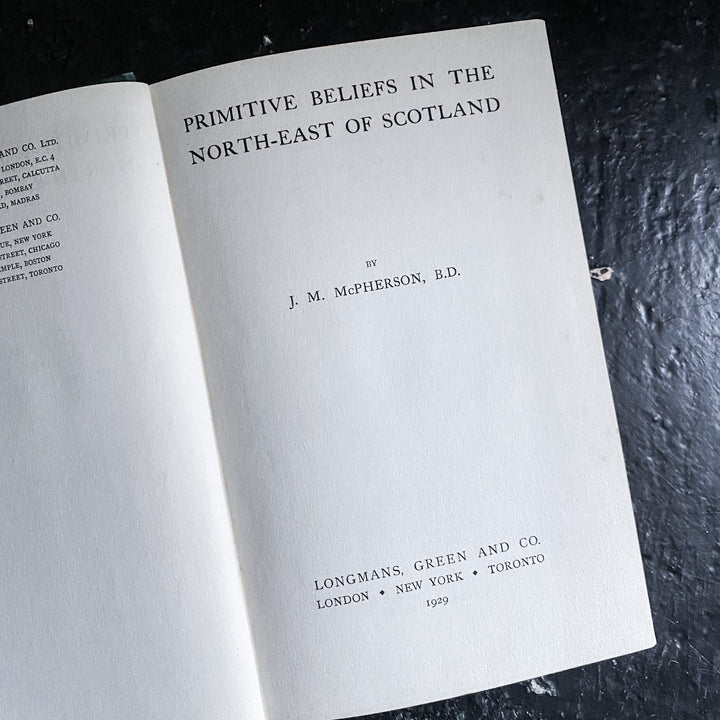 Primitive Beliefs in the North-East of Scotland