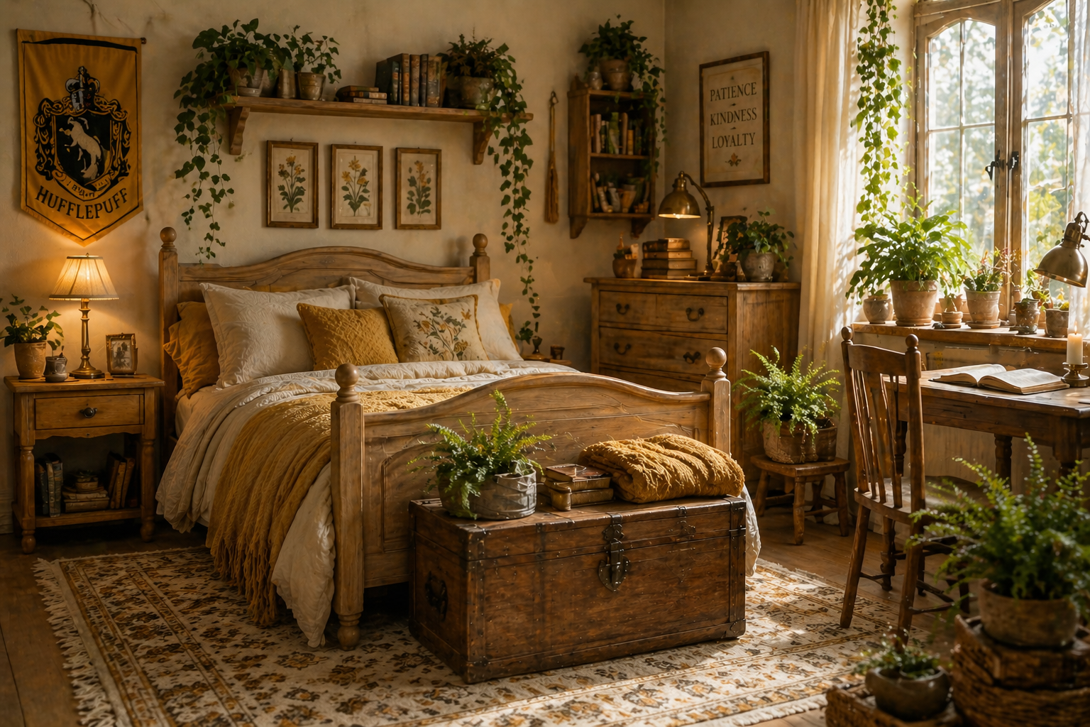 Hufflepuff Room Design Harry Potter Interior