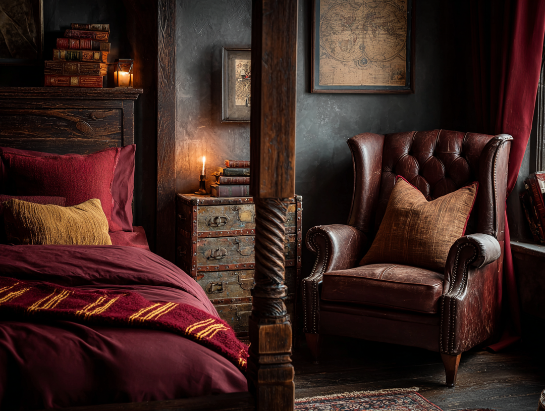 How to Design a Gryffindor-Inspired Bedroom with Affordable Antiques