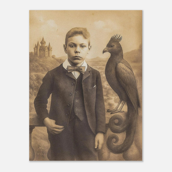 Wizard Portrait Art Print Wizarding Gallery Wall Art Phoenix