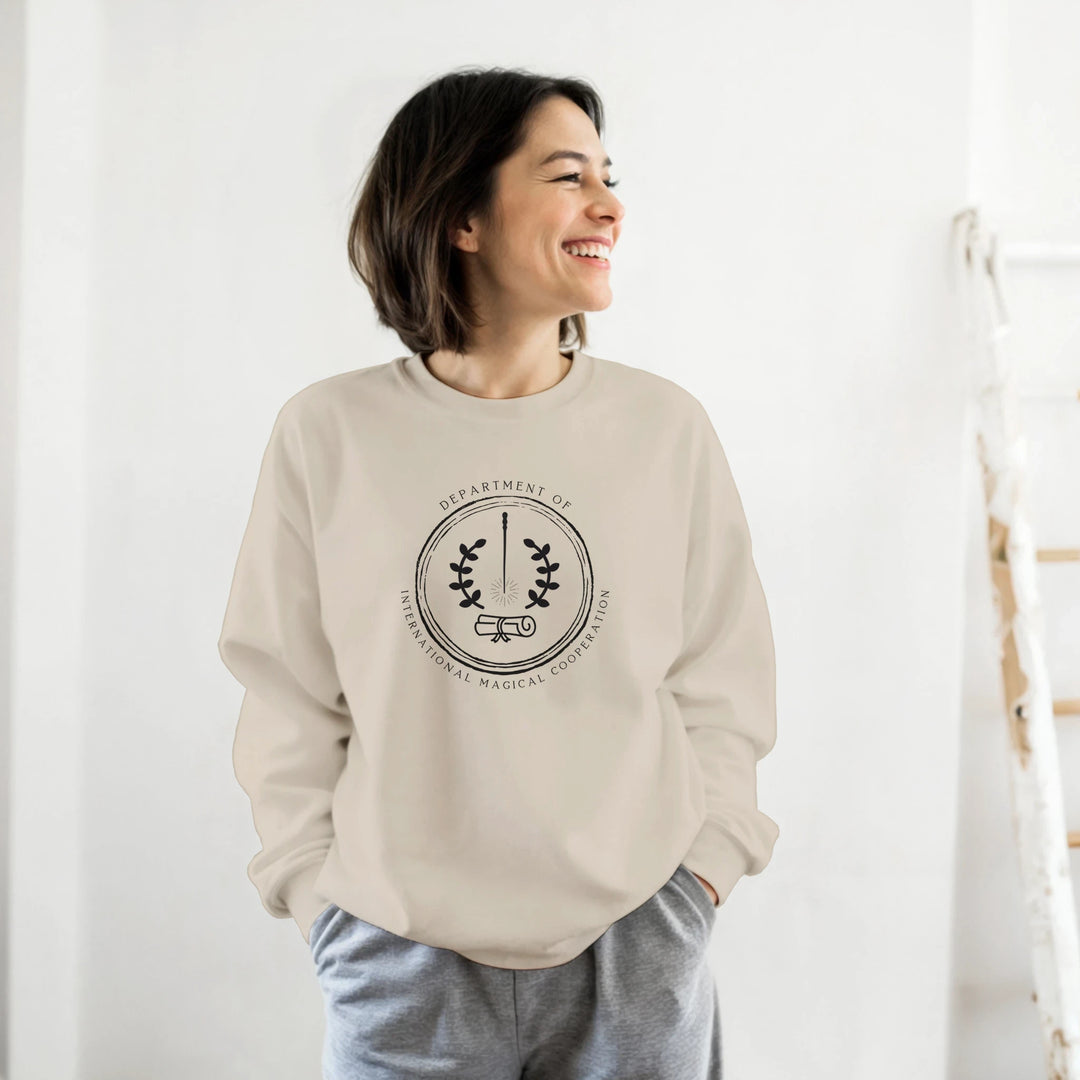 Ministry of Magic Department of International Magical Cooperation Sweatshirt Wizarding Apparel