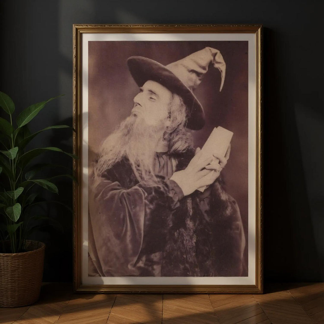 WIzard Portrait Art Print Wizarding Gallery Wall Art Magical