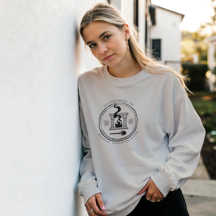 Ministry of Magic Department of Magical Transportation Sweatshirt Wizarding Apparel