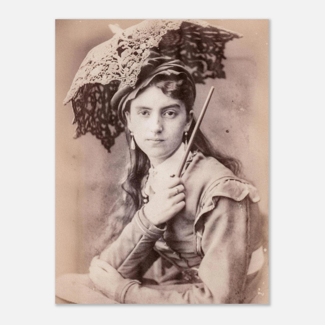 Witch Portrait Art Print Wizarding Gallery Wall Art Magical Wand