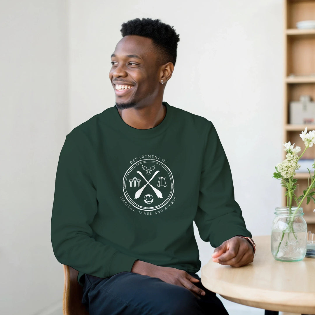 Ministry of Magic Department of Magical Games and Sports Sweatshirt Wizarding Apparel