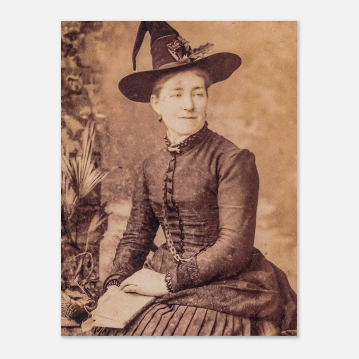 Witch Portrait Art Print Wizarding Gallery Wall Art Magical Professor Herbology