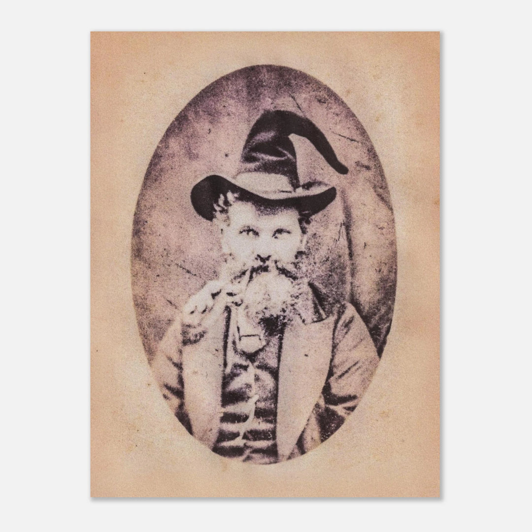 Wizard Portrait Art Print Wizarding Gallery Wall Art Ghost Halloween