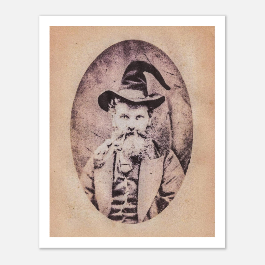 Wizard Portrait Art Print Wizarding Gallery Wall Art Ghost Halloween