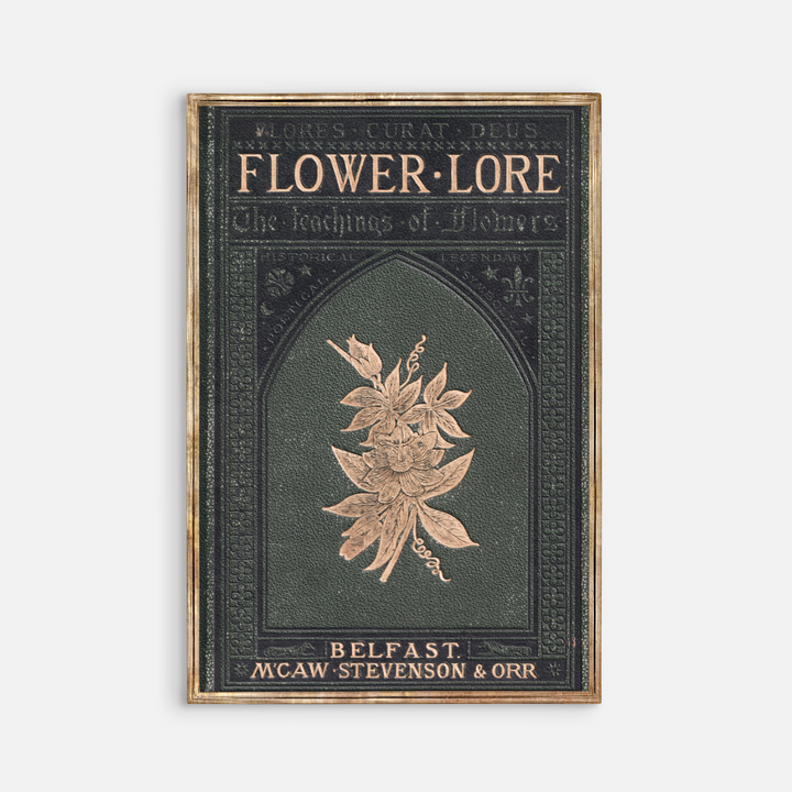 Flower Lore Buchcover Kunstdruck