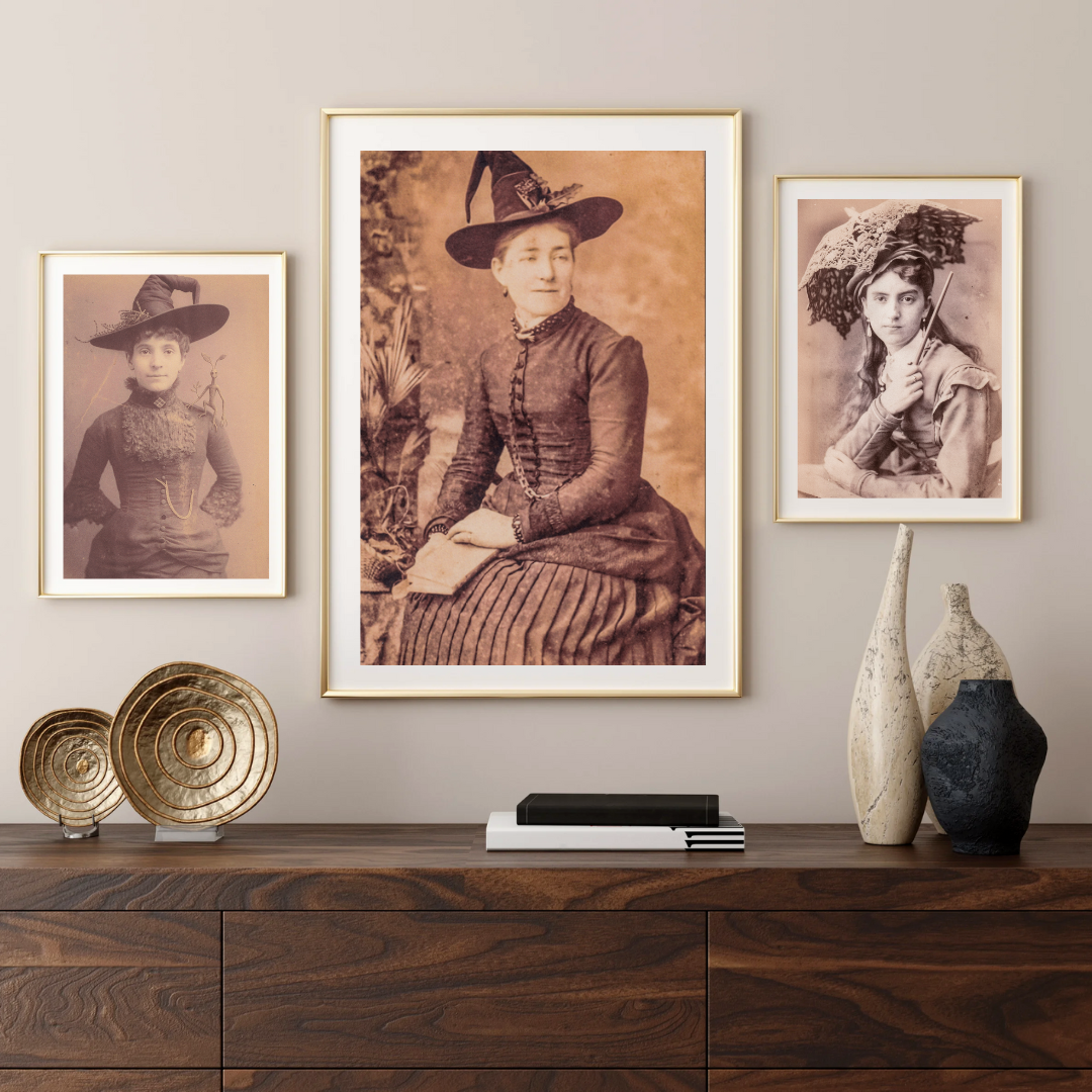 Witch Portrait Art Print Wizarding Gallery Wall Art Magical Professor Herbology