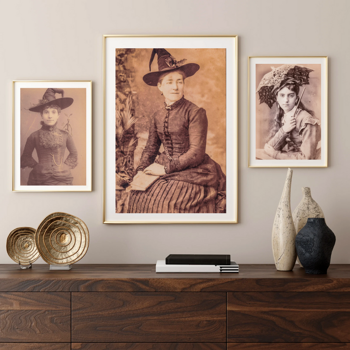 Witch Portrait Art Print Wizarding Gallery Wall Art Magical Professor Herbology