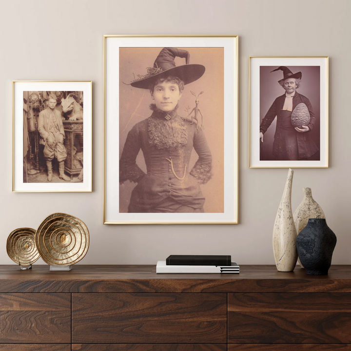 Witch Portrait Art Print Wizarding Gallery Wall Art Magical Creatures