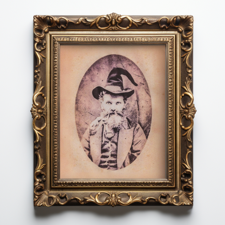Wizard Portrait Art Print Wizarding Gallery Wall Art Ghost Halloween