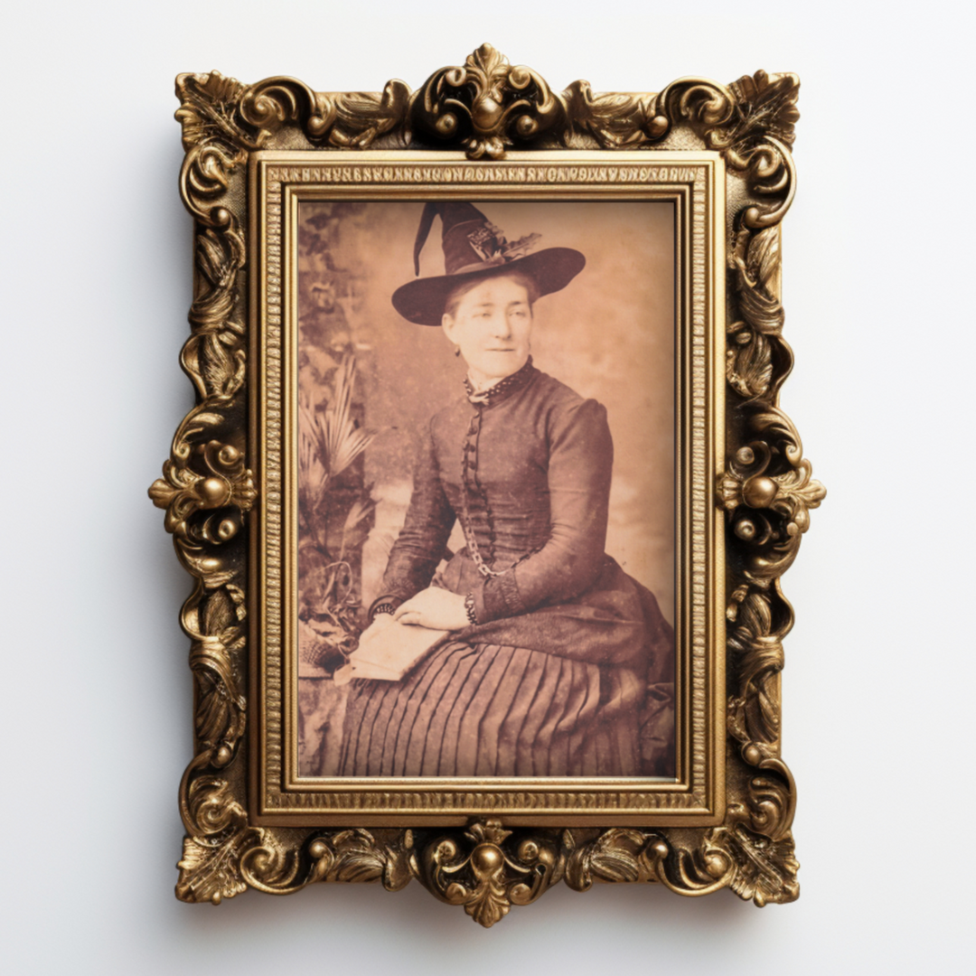 Witch Portrait Art Print Wizarding Gallery Wall Art Magical Professor Herbology