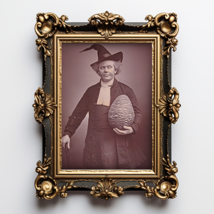 Wizard Portrait Art Print Wizarding Gallery Wall Art Dragon Keeper