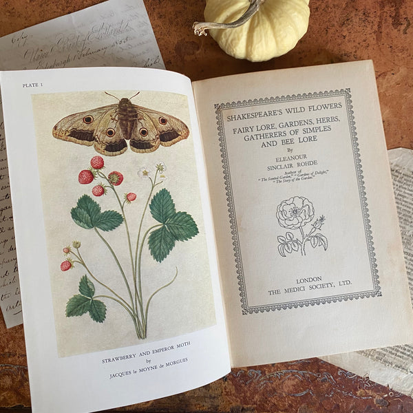 Shakespeare's Wild Flowers, Fairy Lore, Gardens, Herbs, Gatherers of Simples, and Bee Lore