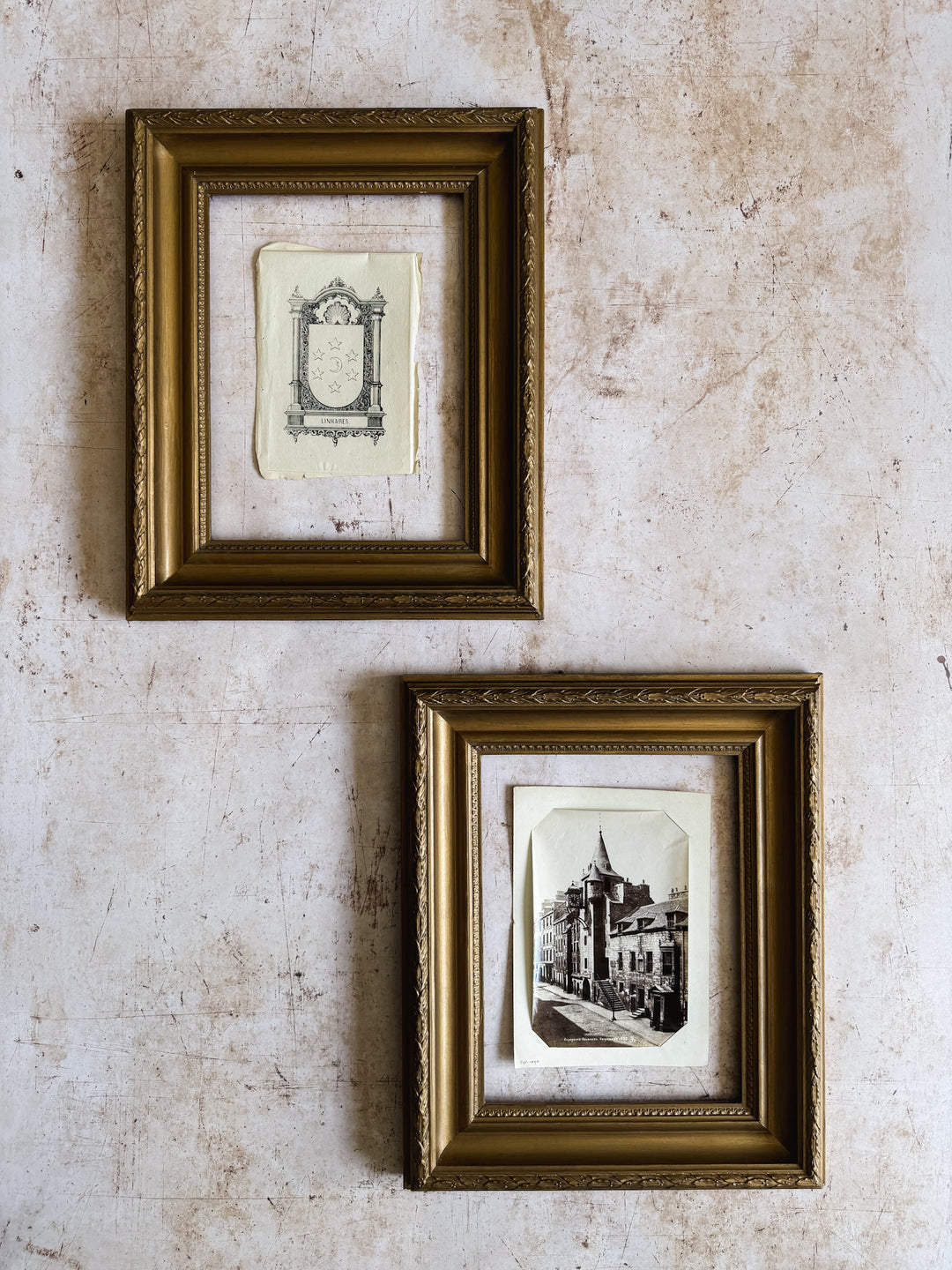 Pair of Vintage Gilt Wood Frames