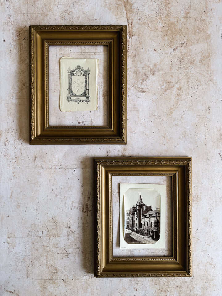 Pair of Vintage Gilt Wood Frames