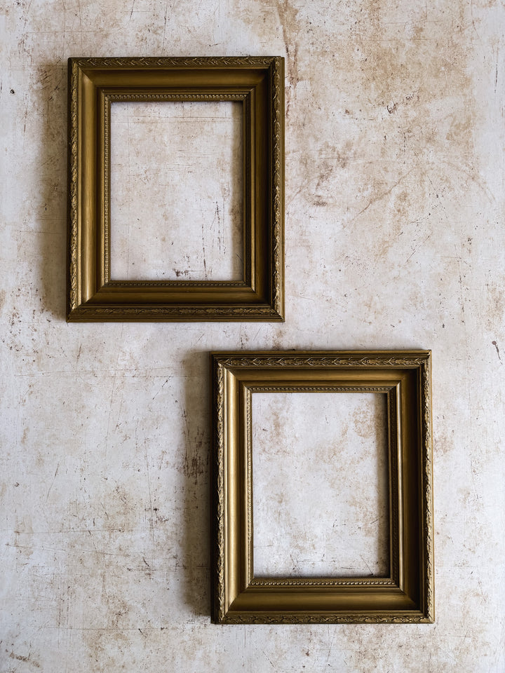 Pair of Vintage Gilt Wood Frames