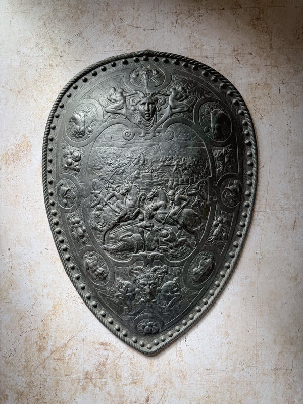 Victorian Cast Iron Shield