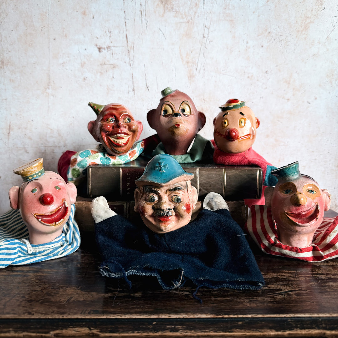 Set of c.1930 Painted Finger Puppets