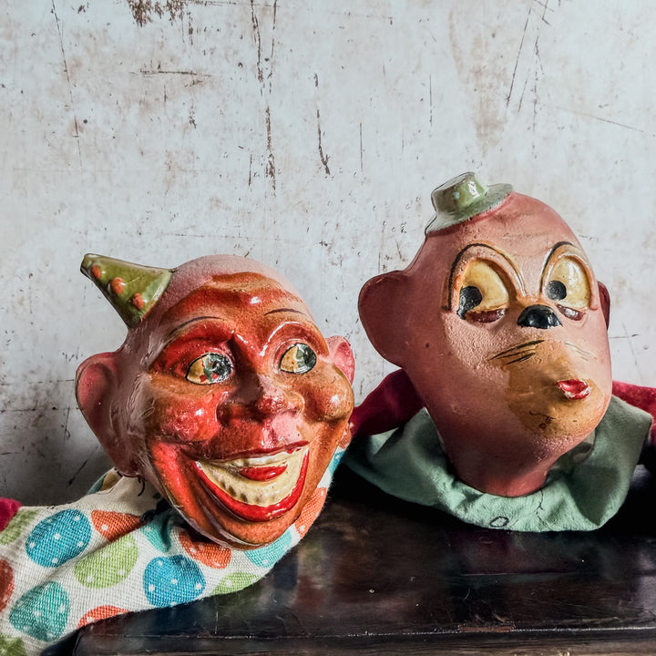 Set of c.1930 Painted Finger Puppets