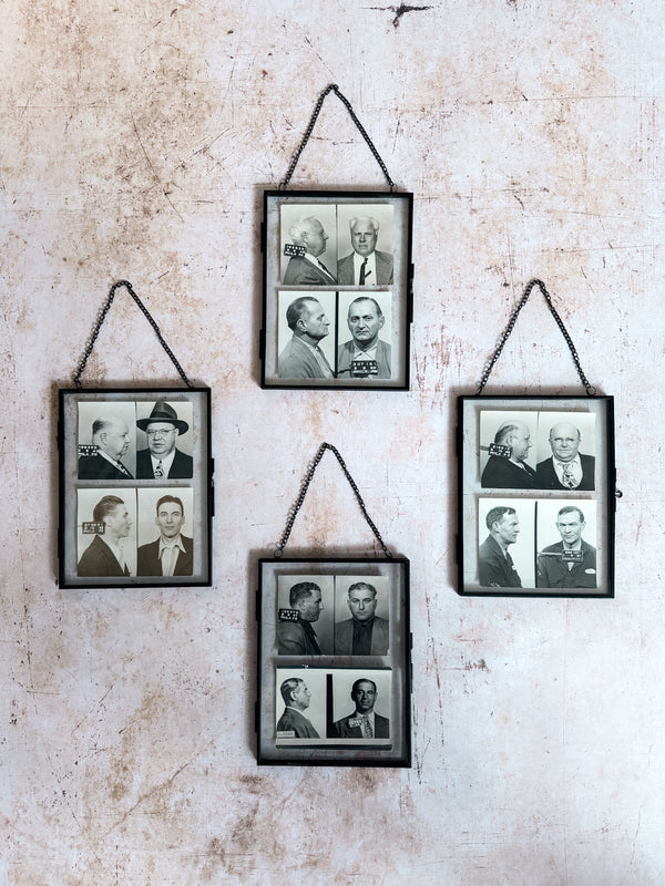 Set of 20th Century Vice Squad Mugshots (Set 2 of 2)