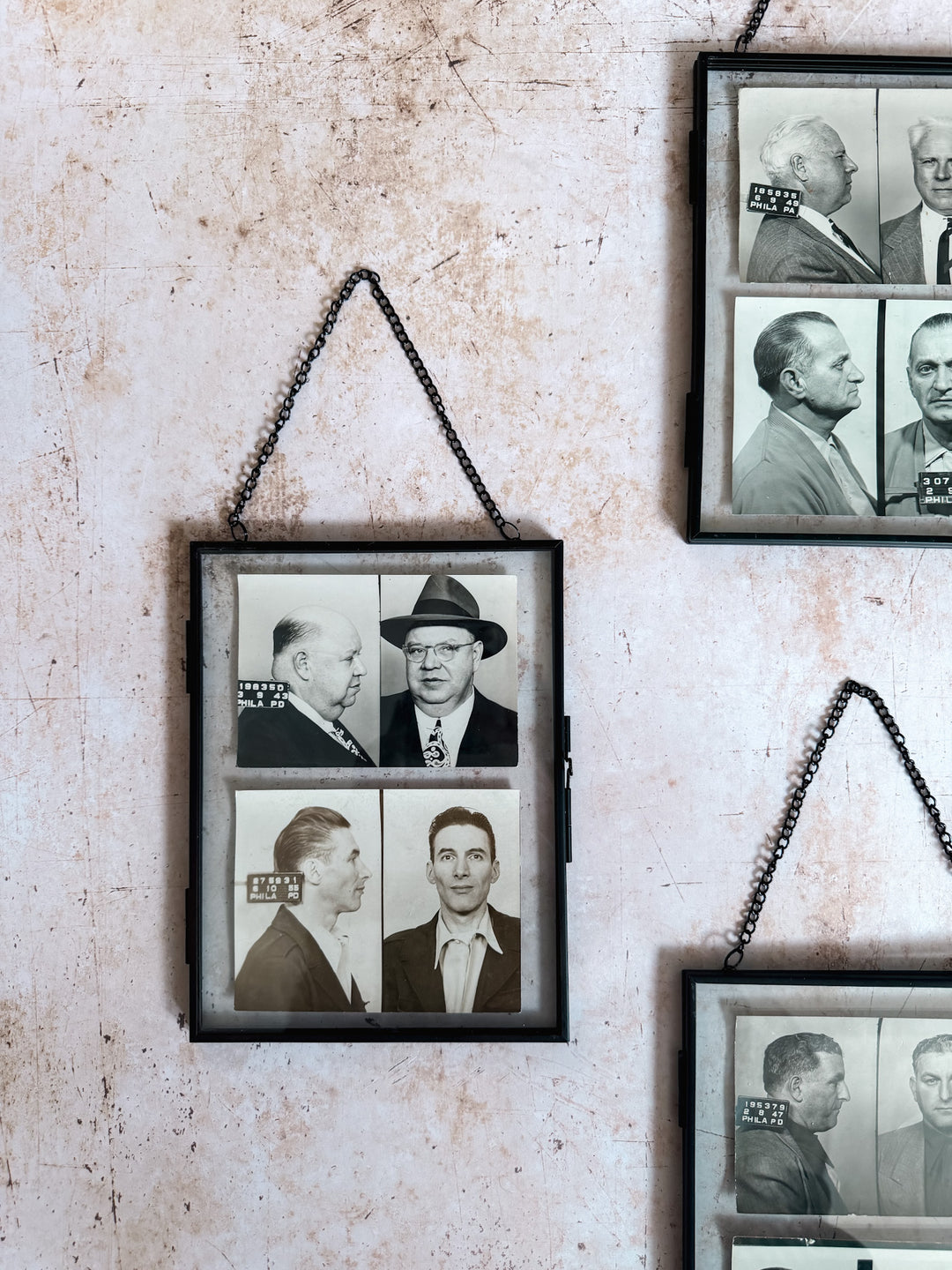 Set of 20th Century Vice Squad Mugshots (Set 2 of 2)