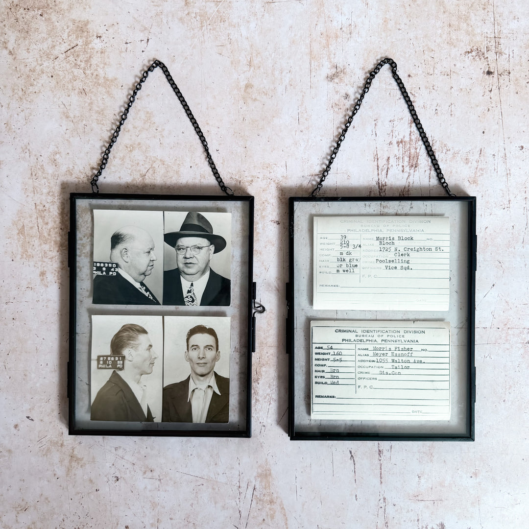 Set of 20th Century Vice Squad Mugshots (Set 2 of 2)