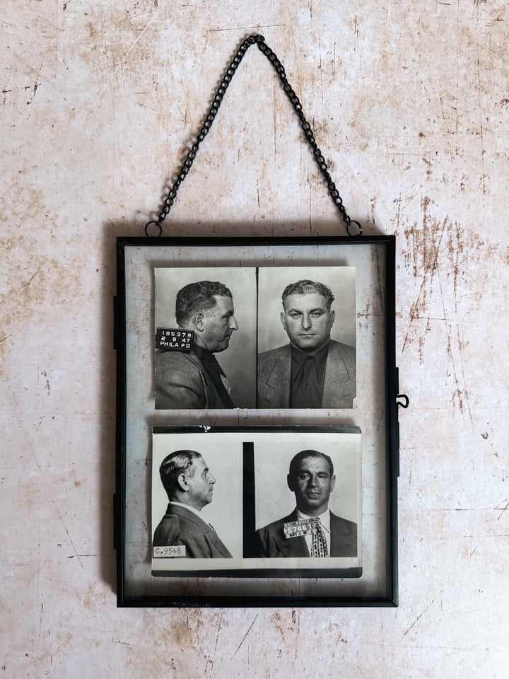 Set of 20th Century Vice Squad Mugshots (Set 2 of 2)