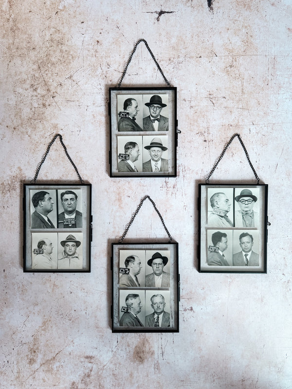 Set of 20th Century Vice Squad Mugshots (Set 1 of 2)