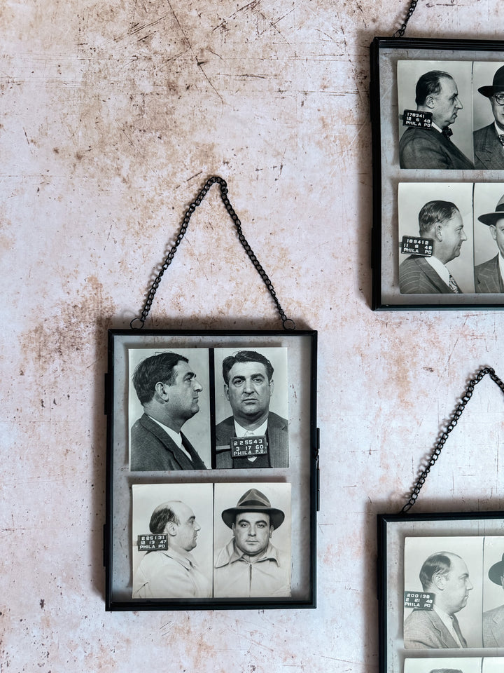 Set of 20th Century Vice Squad Mugshots (Set 1 of 2)