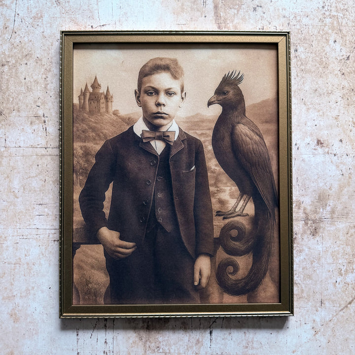 Tolliver and the Phoenix Wizard Art Print