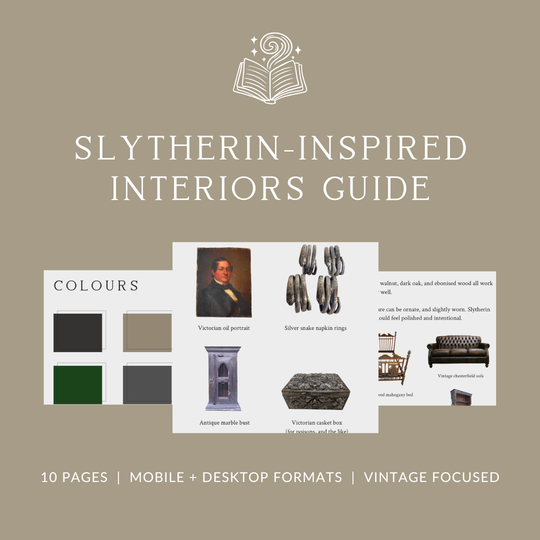 Slytherin-Inspired Interior Design Guide