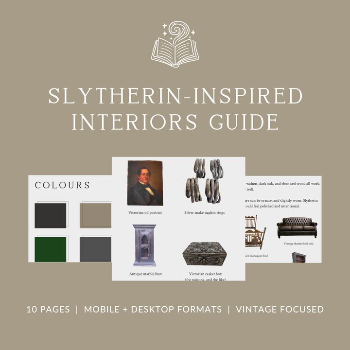 Slytherin-Inspired Interior Design Guide