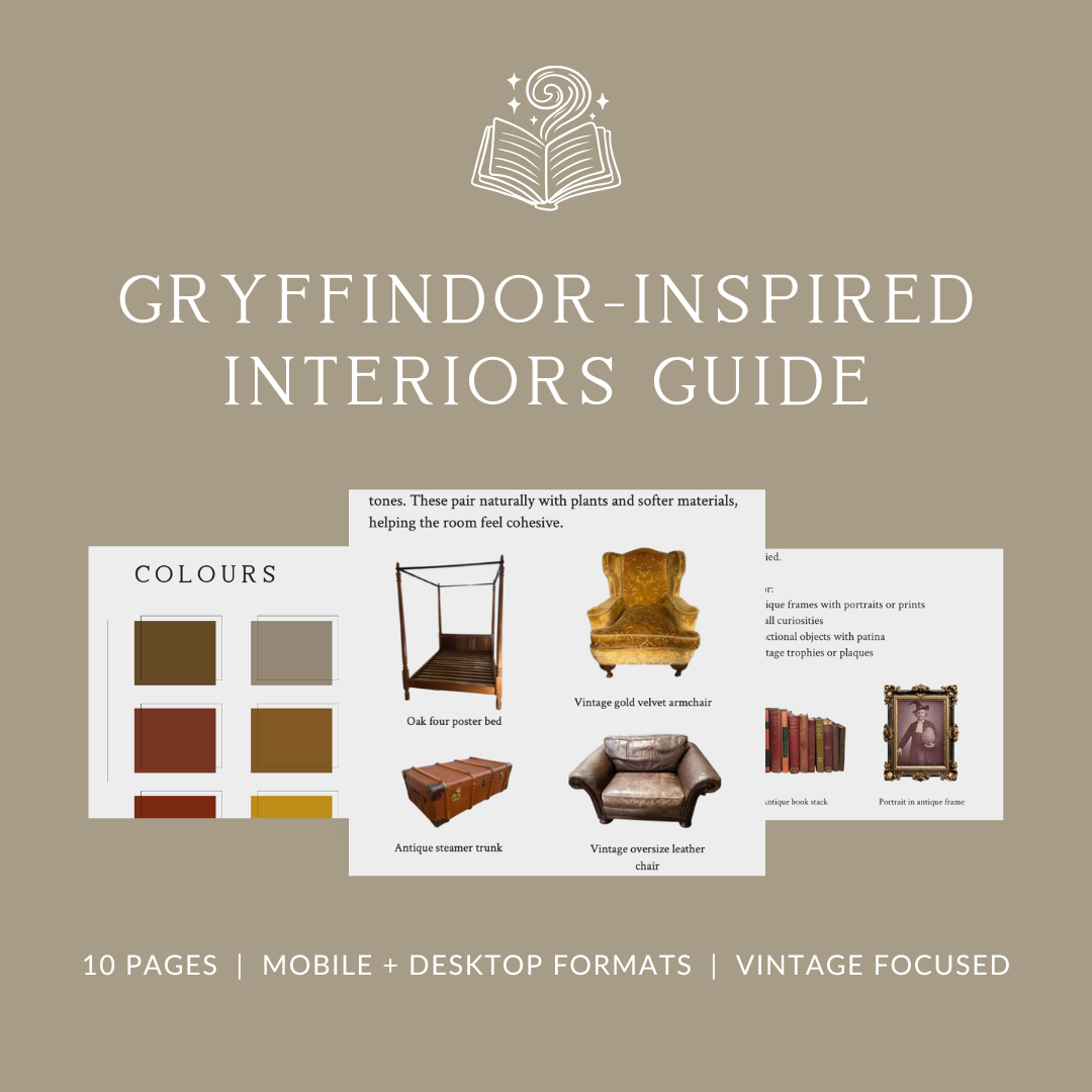 Gryffindor-Inspired Interior Design Guide
