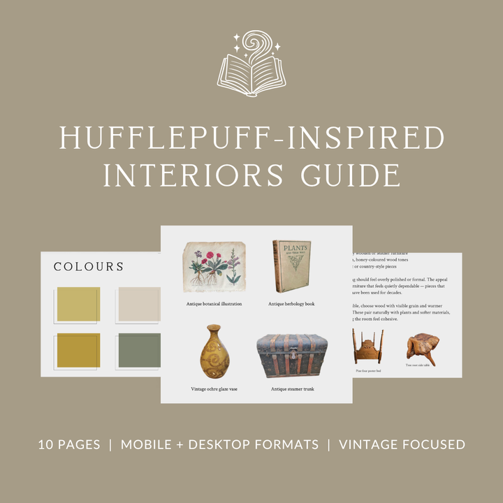 Hufflepuff-Inspired Interior Design Guide