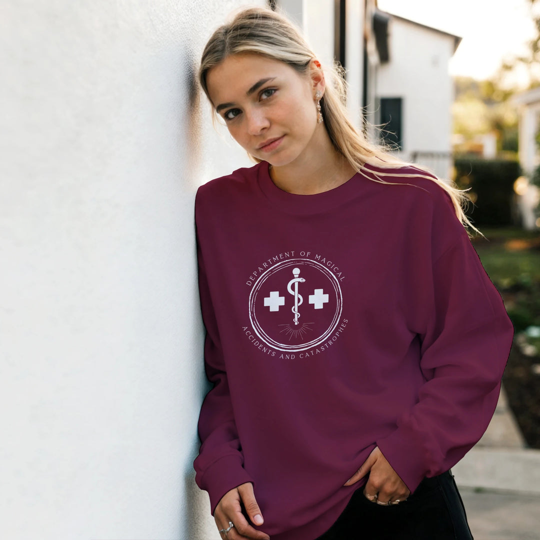 Ministry of Magic Department of Magical Accidents and Catastrophes Sweatshirt Wizarding Apparel