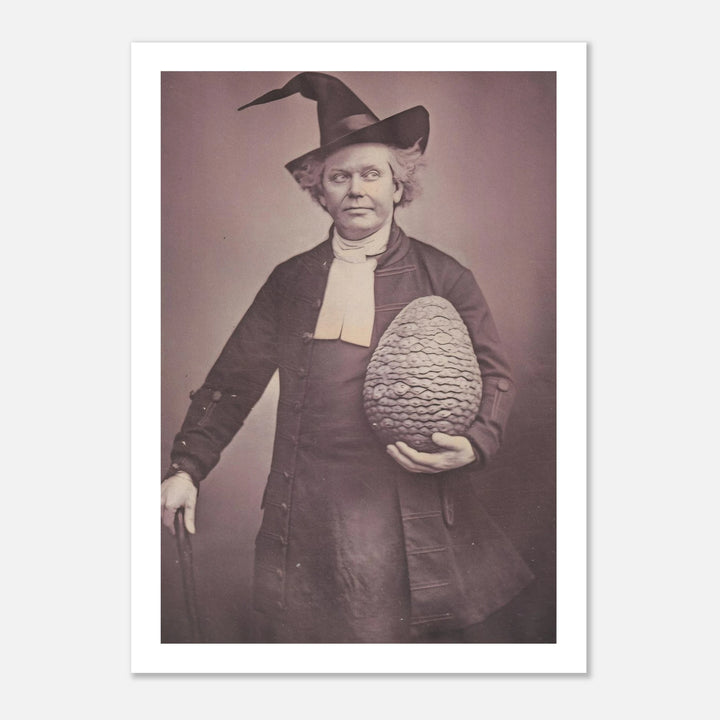 Wizard Portrait Art Print Wizarding Gallery Wall Art Dragon Keeper