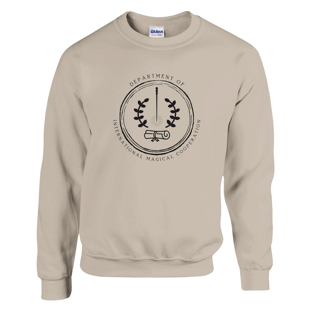 Ministry of Magic Department of International Magical Cooperation Sweatshirt Wizarding Apparel