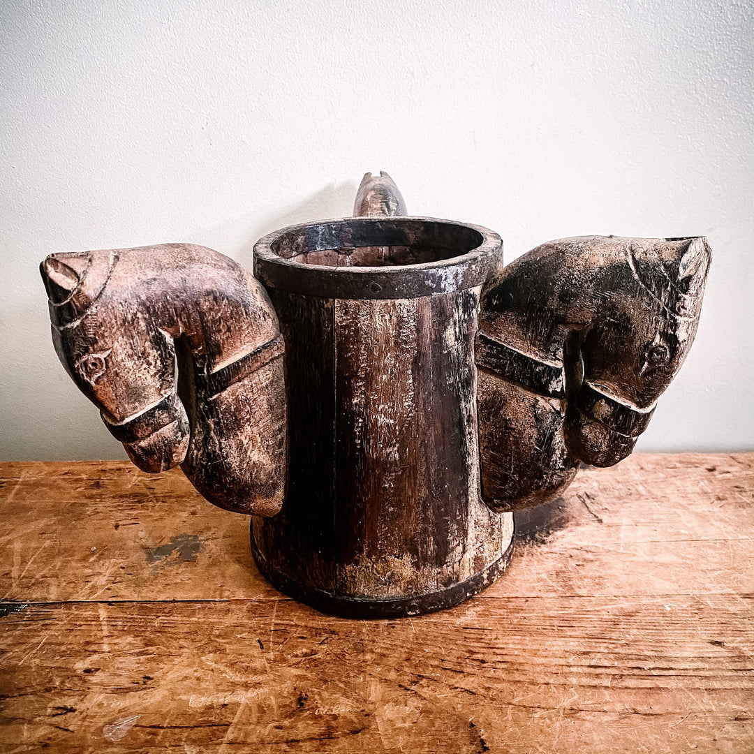 18th Century Horse Tankard - Houselore