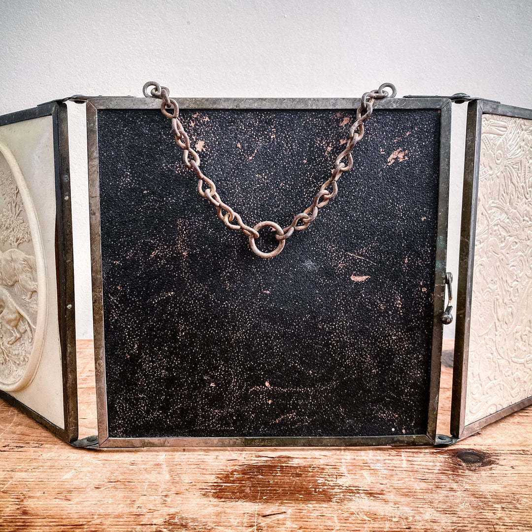 1930s Triptych Shaving Mirror - Houselore