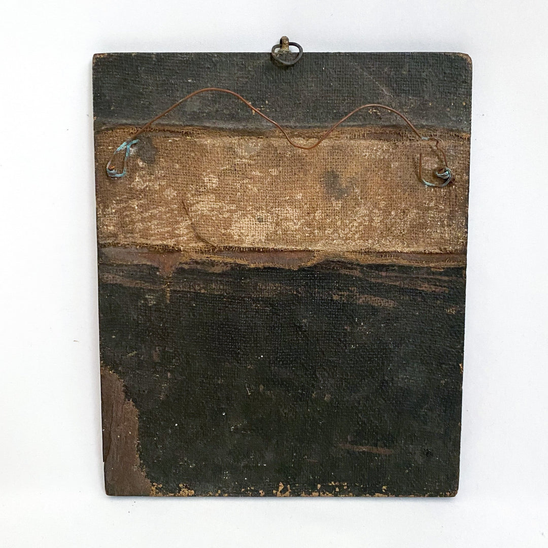 19th Century Painted Armorial Coach Panel Decorated Knight - Houselore