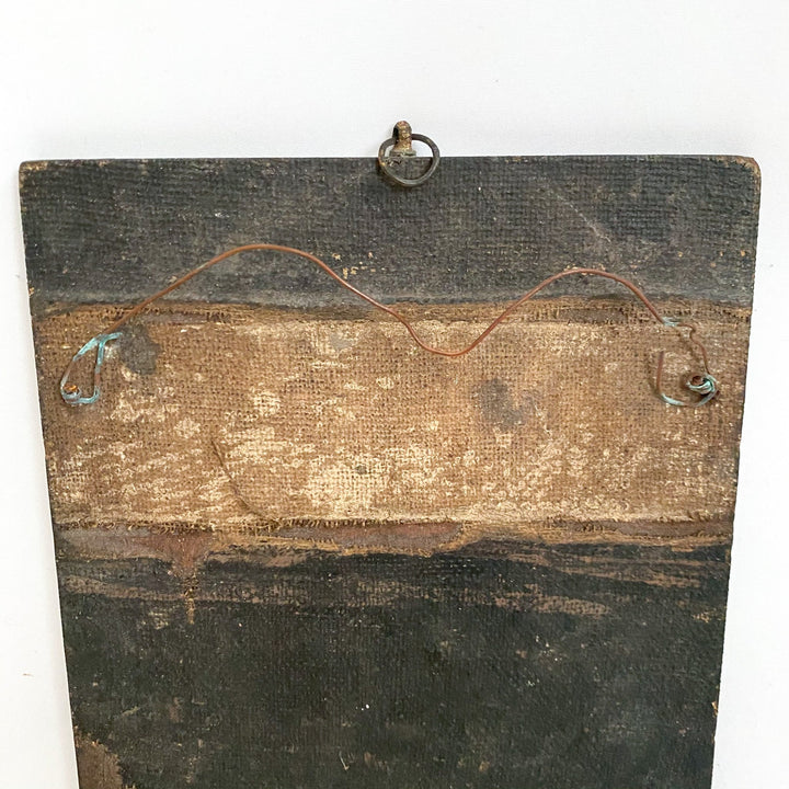 19th Century Painted Armorial Coach Panel Decorated Knight - Houselore