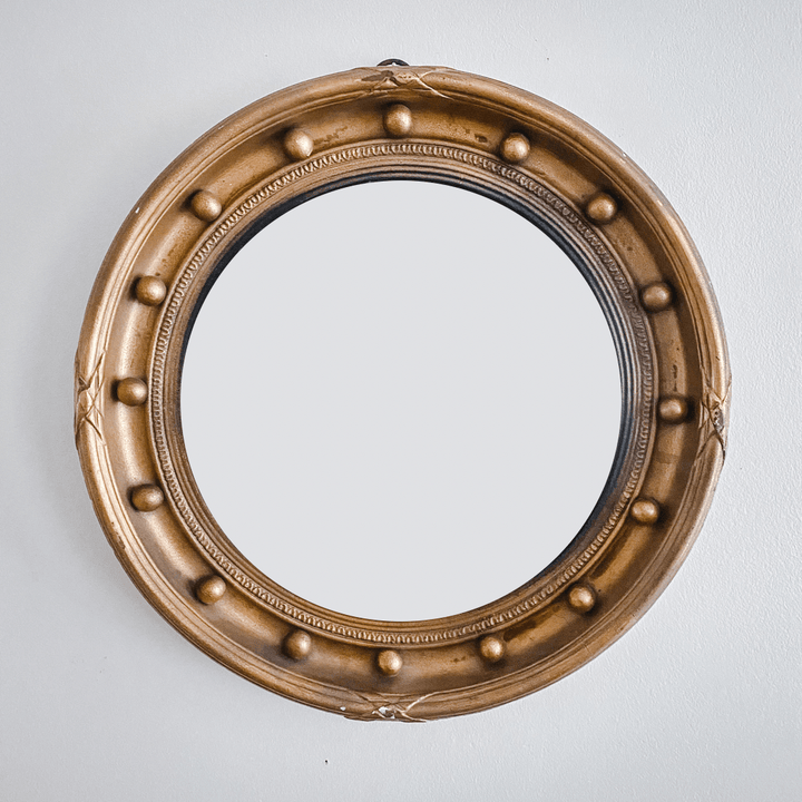 Gold Mid 20th Century Convex Butler&