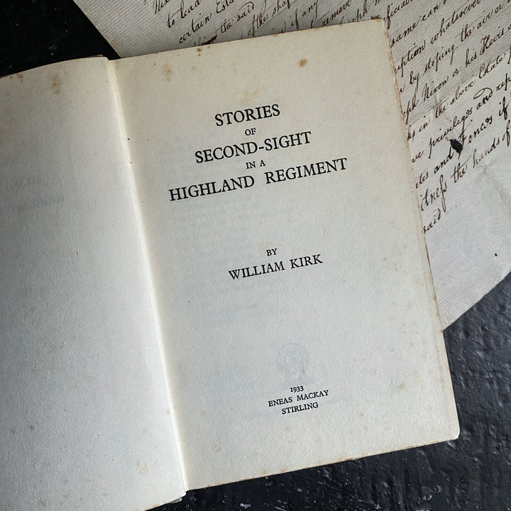 Stories of Second Sight in a Highland Regiment