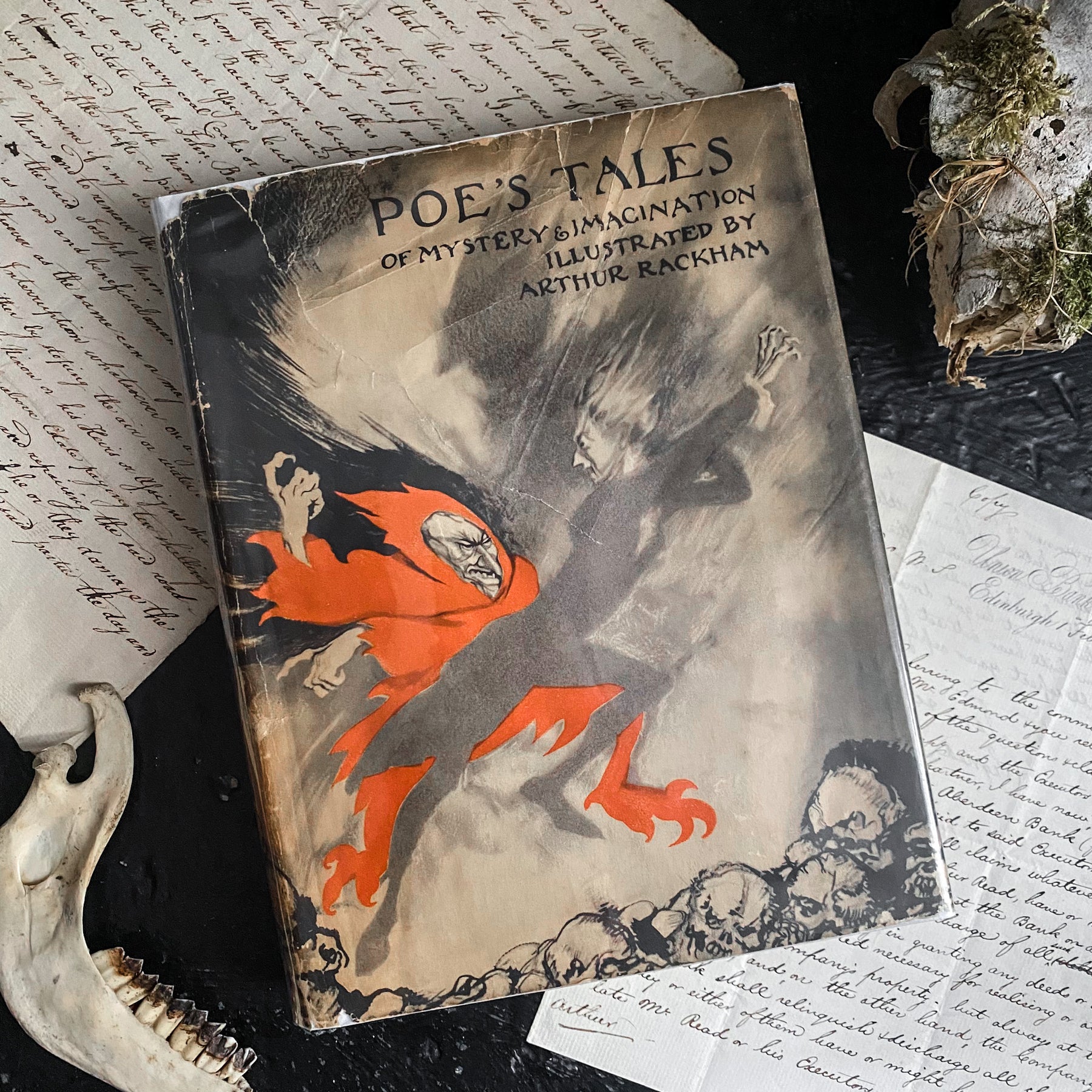 Arthur Rackham Lore Poe's Tales of Mystery and Imagination, Illustrated by Arthur Rackham ...