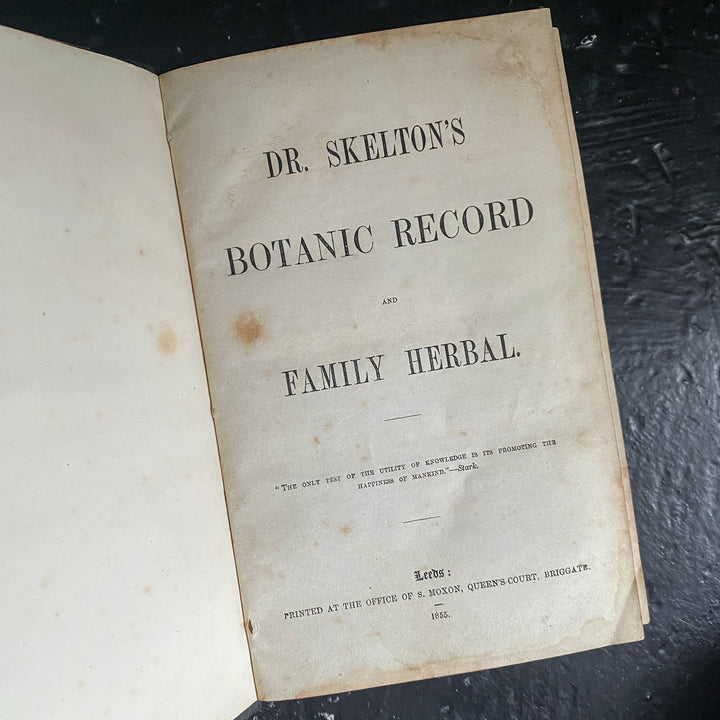 Dr. Skelton's Botanic Record and Family Herbal